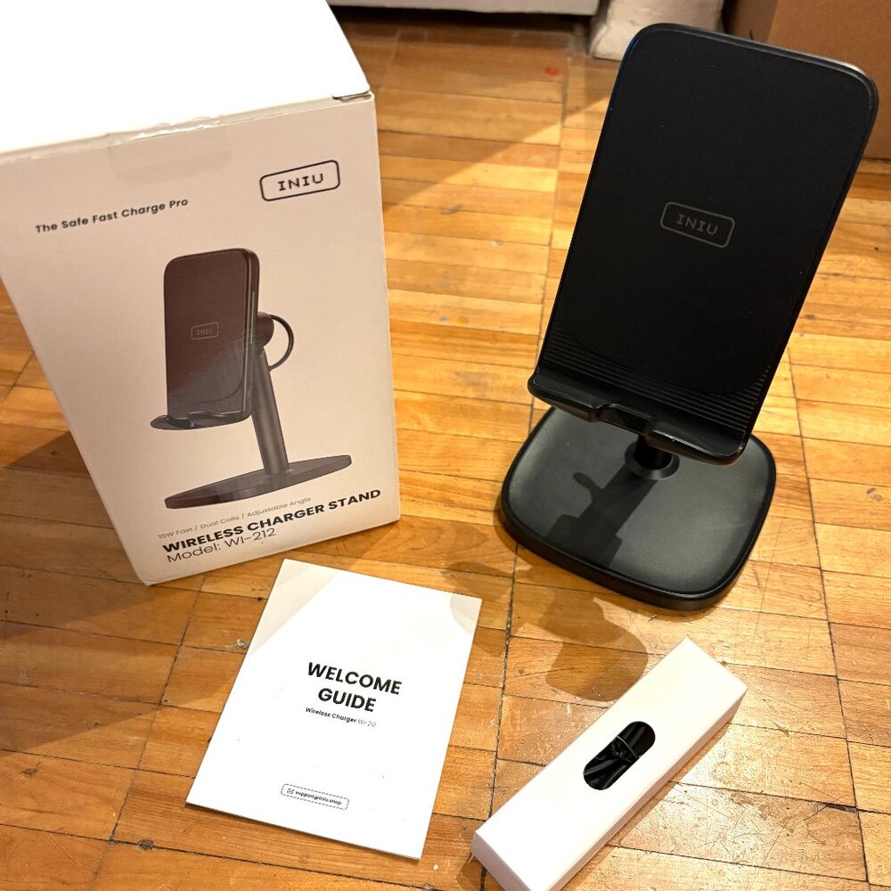 INIU 15W FAST WIRELESS CELLPHONE CHARGER STAND